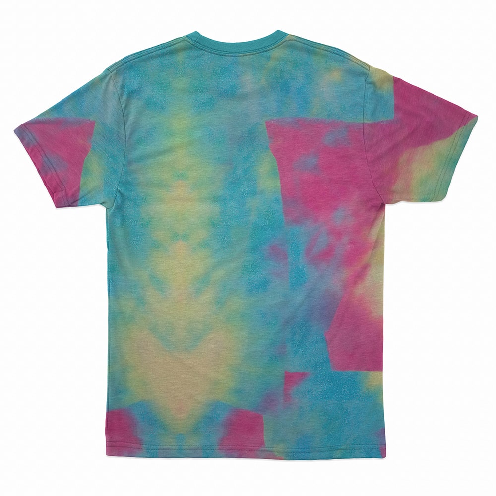 Color Fusion Tie  Dye Pattern T-Shirt