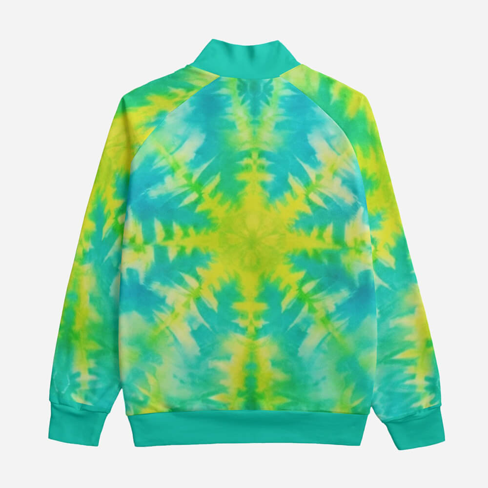 Smoking Tie Dye Fusion Collar Up Jacket