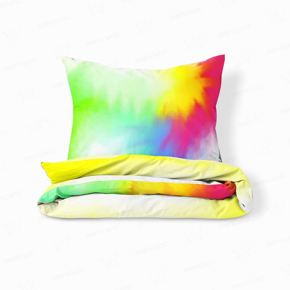 Tie Dye Soft Brushed Colorful Duvet Cover Bedding