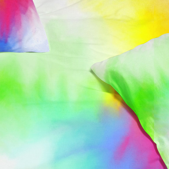 Tie Dye Soft Brushed Colorful Duvet Cover Bedding