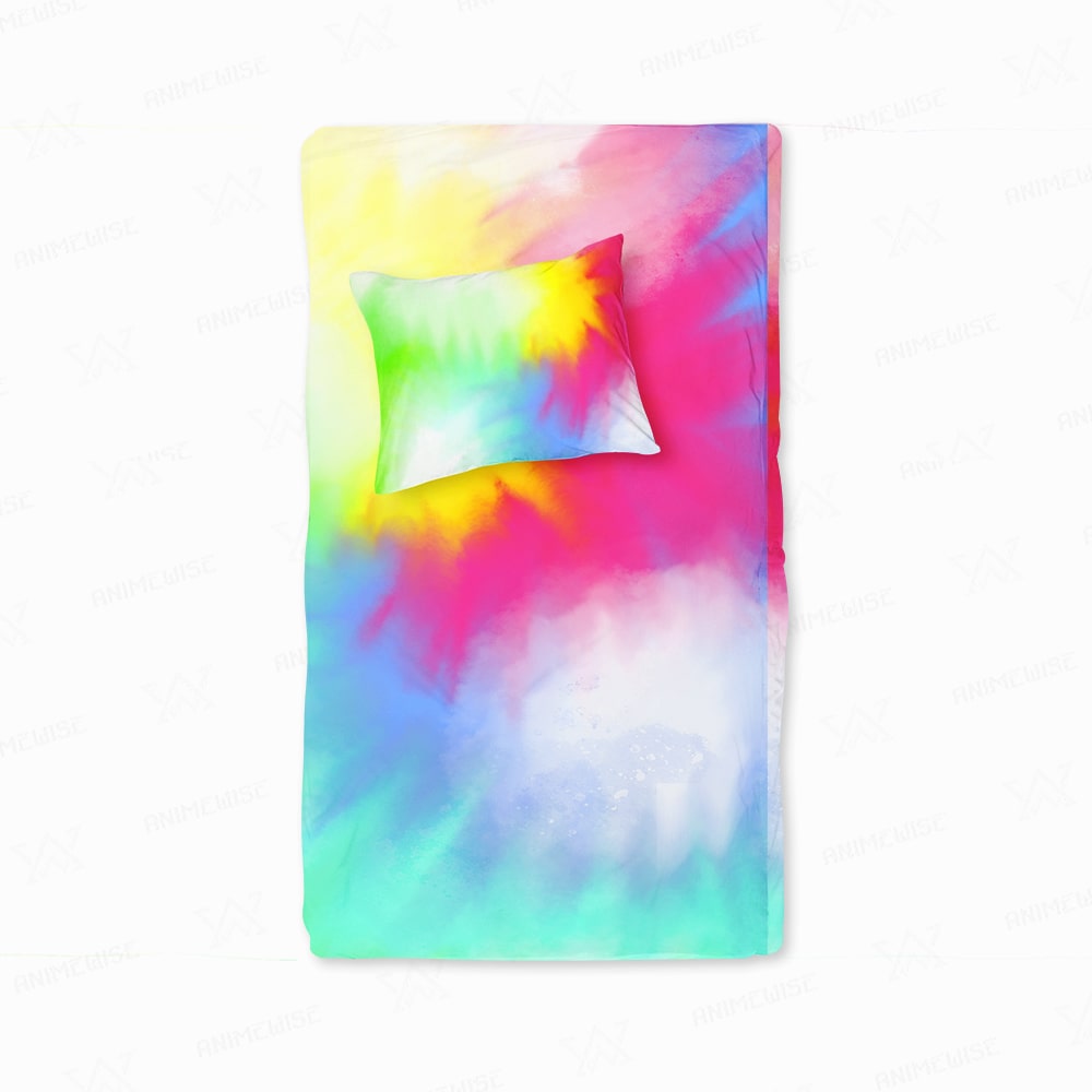 Tie Dye Soft Brushed Colorful Duvet Cover Bedding