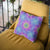 Tie dye Rugged Fusion Throw Pillow