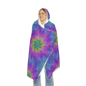Tie dye Rugged Fusion Snuggle Blanket