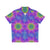 Tie-Dye Rugged Color Fusion Hawaiian Shirt