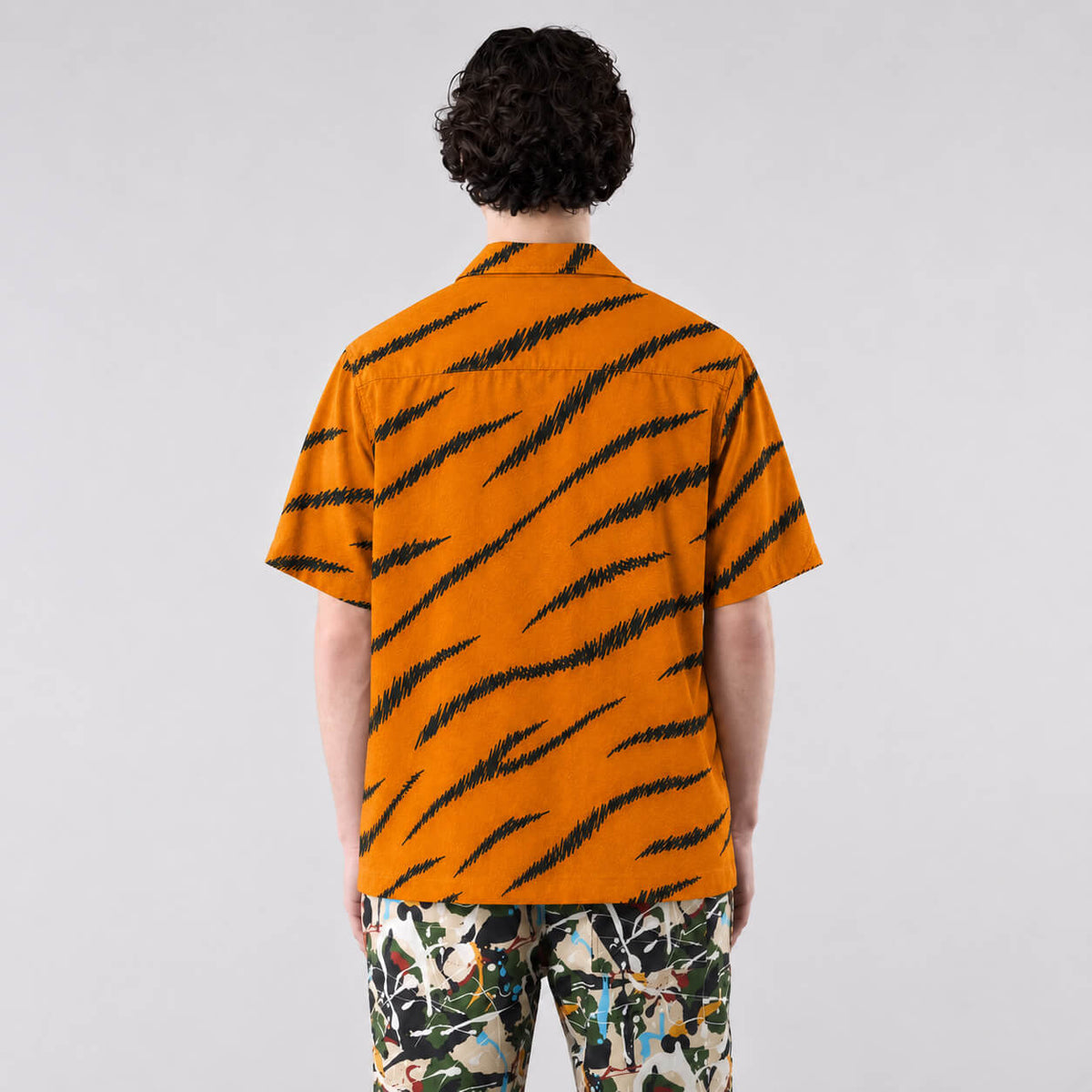 Tiger Instinct Graphic Button Up Shirt