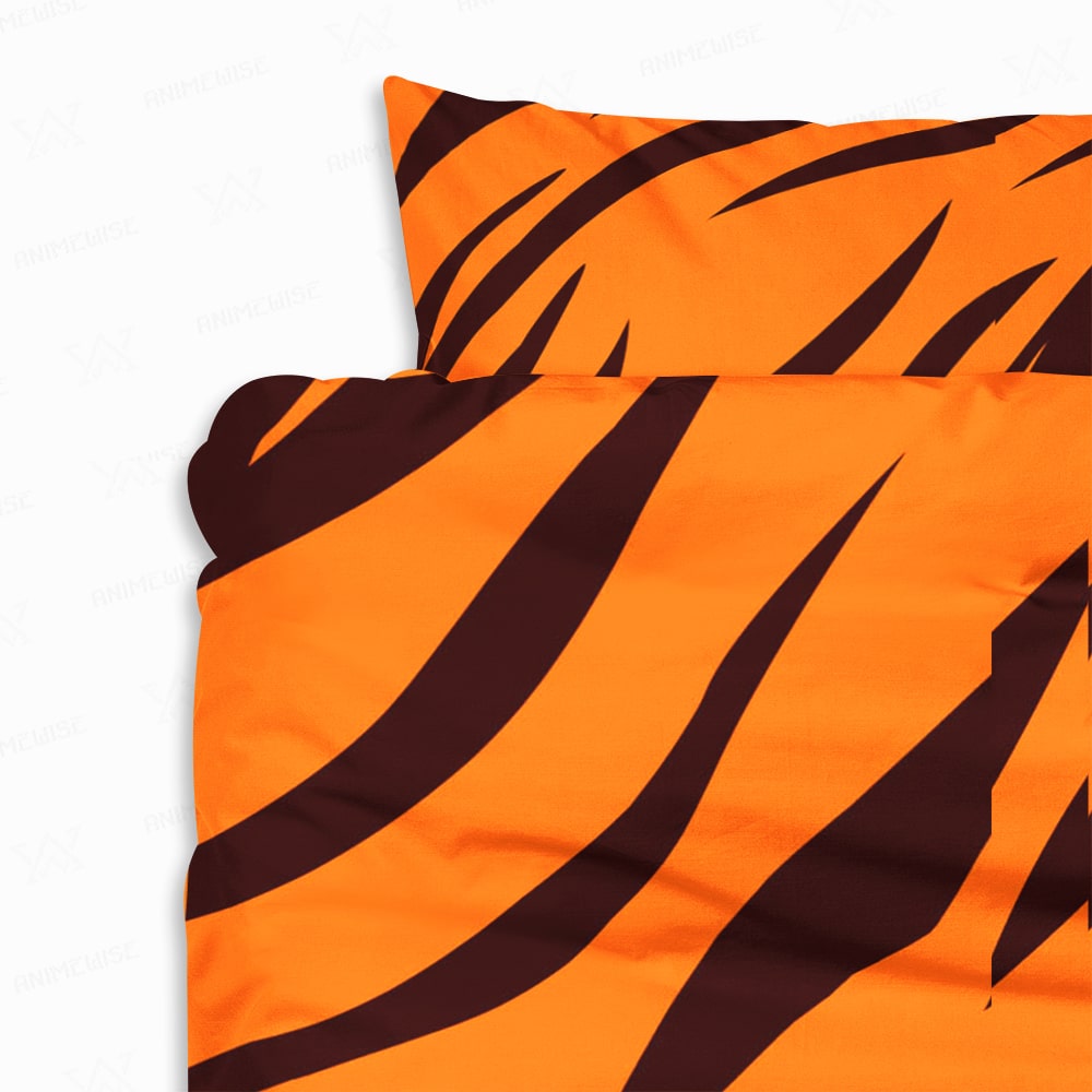 Tiger Skin Pattern Comforter Set Bedding