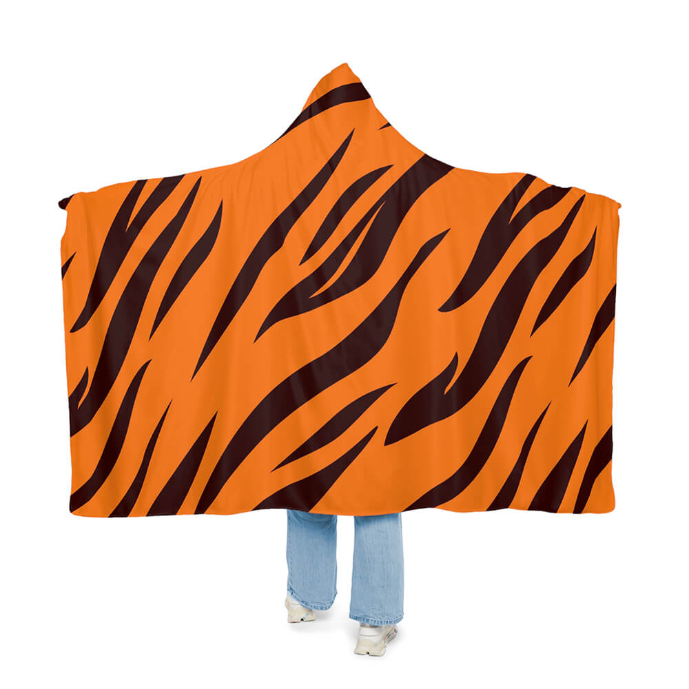 Tiger Skin Pattern Snuggle Blanket