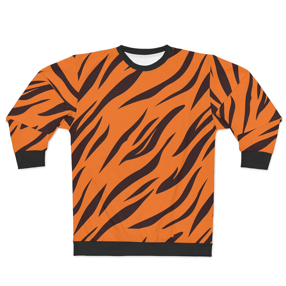 Tiger Skin Pattern Sweatshirt