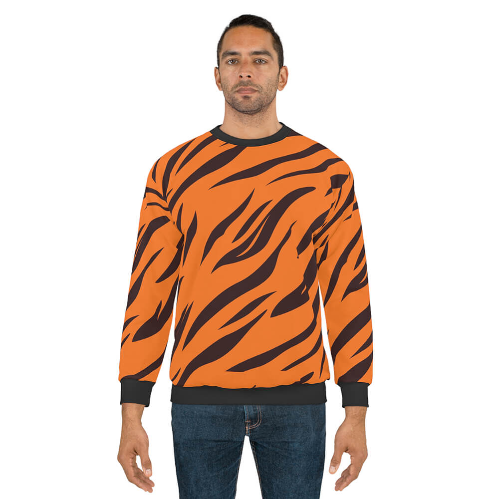 Tiger Skin Pattern Sweatshirt