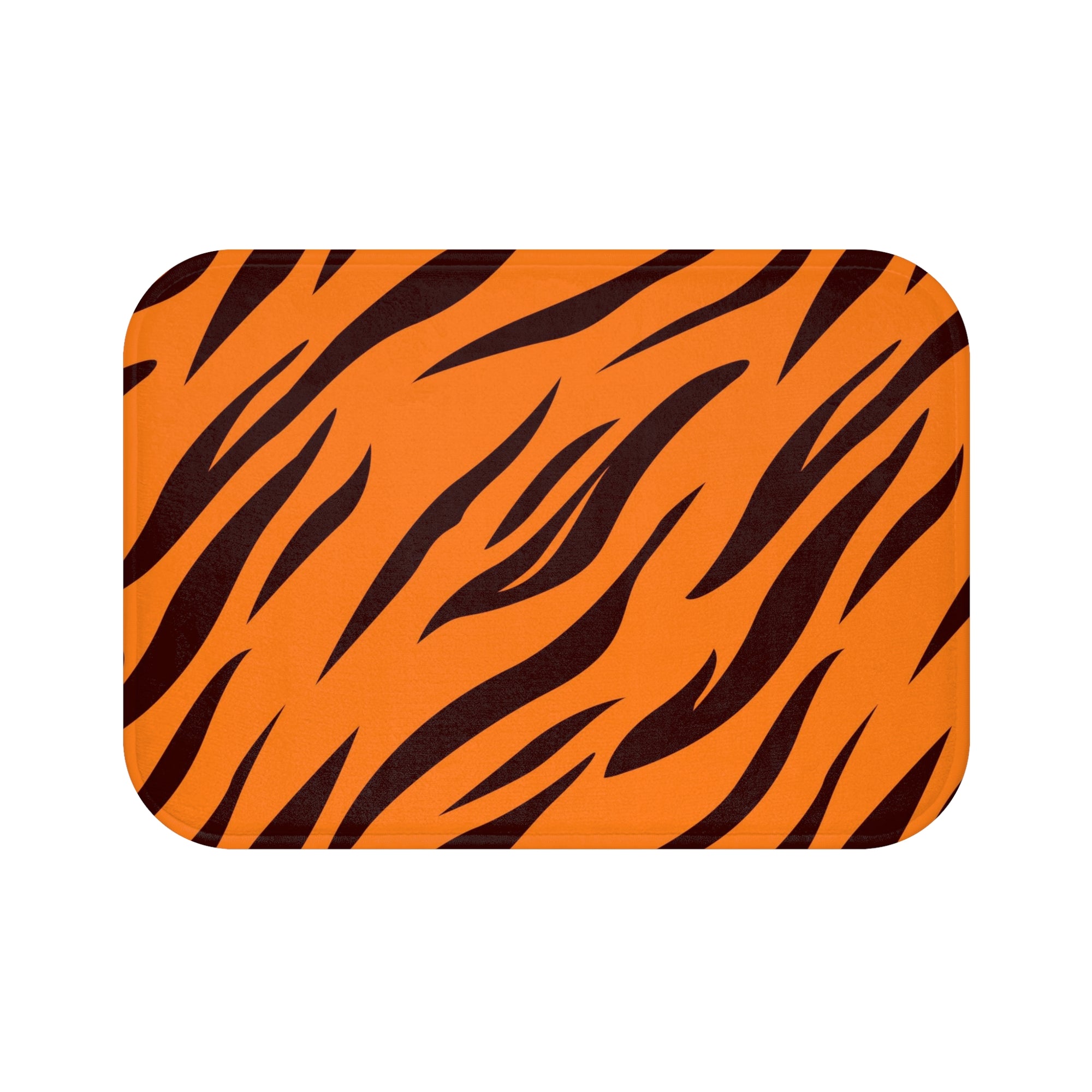 Tiger Skin Pattern Bath Mats