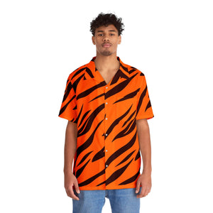Tiger Skin Pattern Hawaiian Shirt