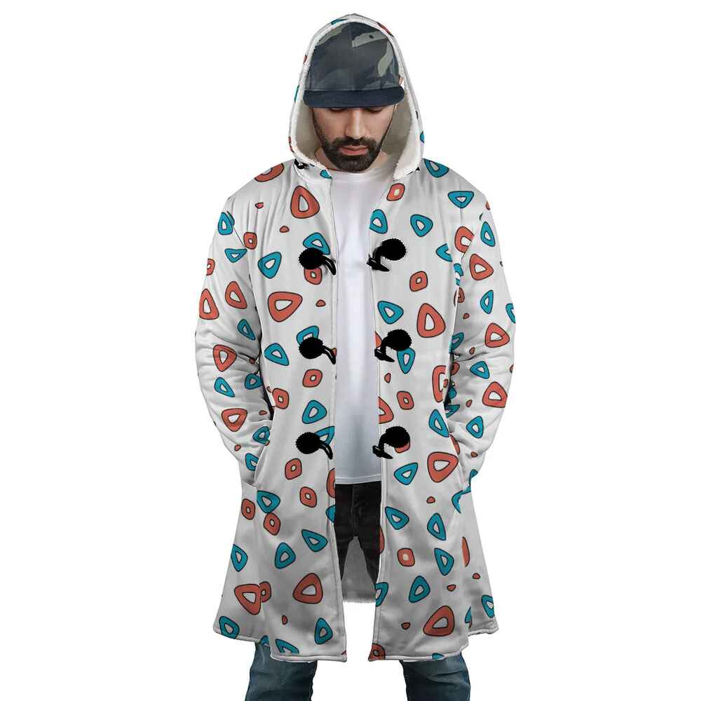 Togepi Happiness Pattern Hooded Cloak Coat