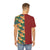 Water Pillar Color Overlap Pattern Shirt