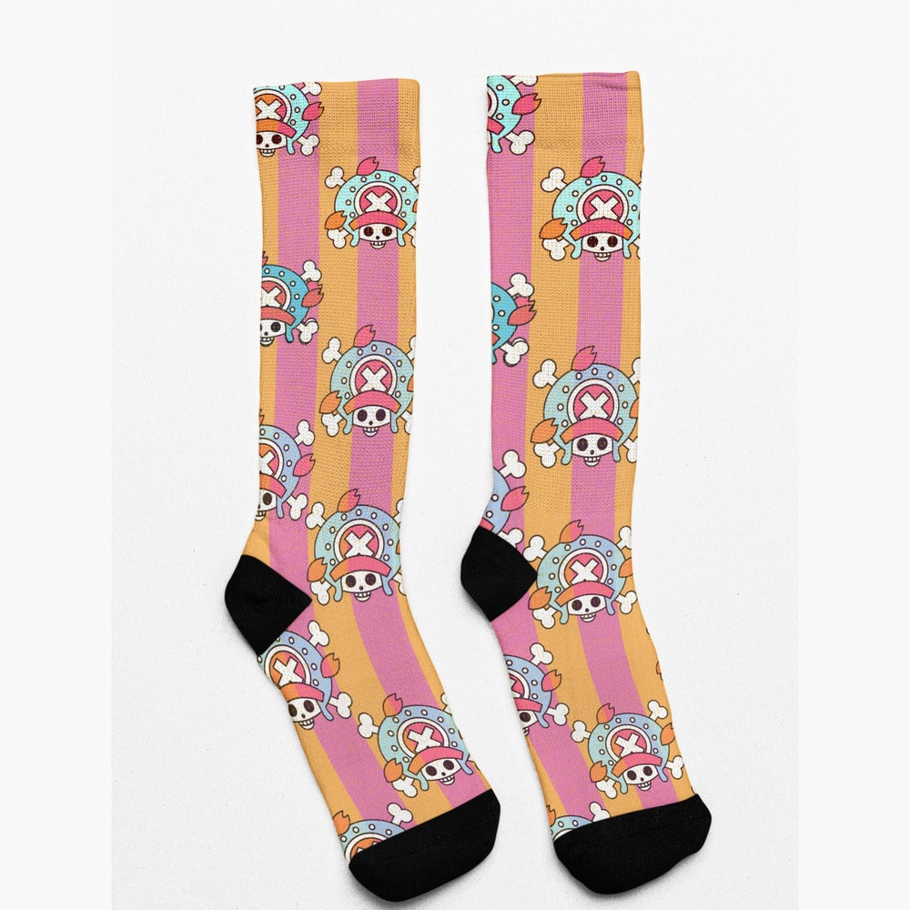 Tony Tony Chopper OP Pattern Socks