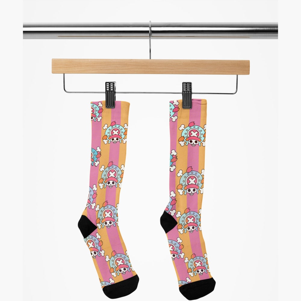 Tony Tony Chopper OP Pattern Socks