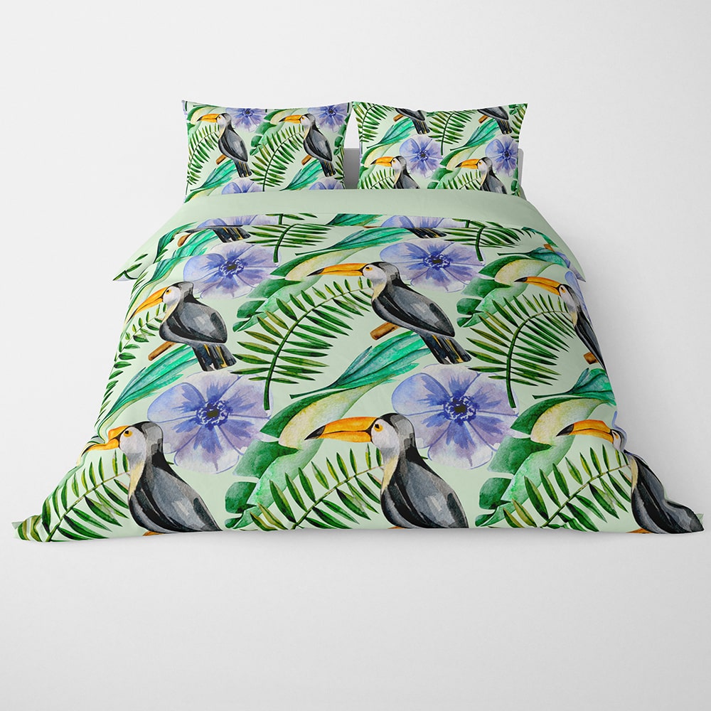 Toucan Tropical Blend Duvet Cover Bedding