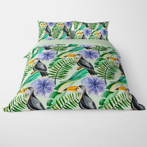 Toucan Tropical Blend Duvet Cover Bedding