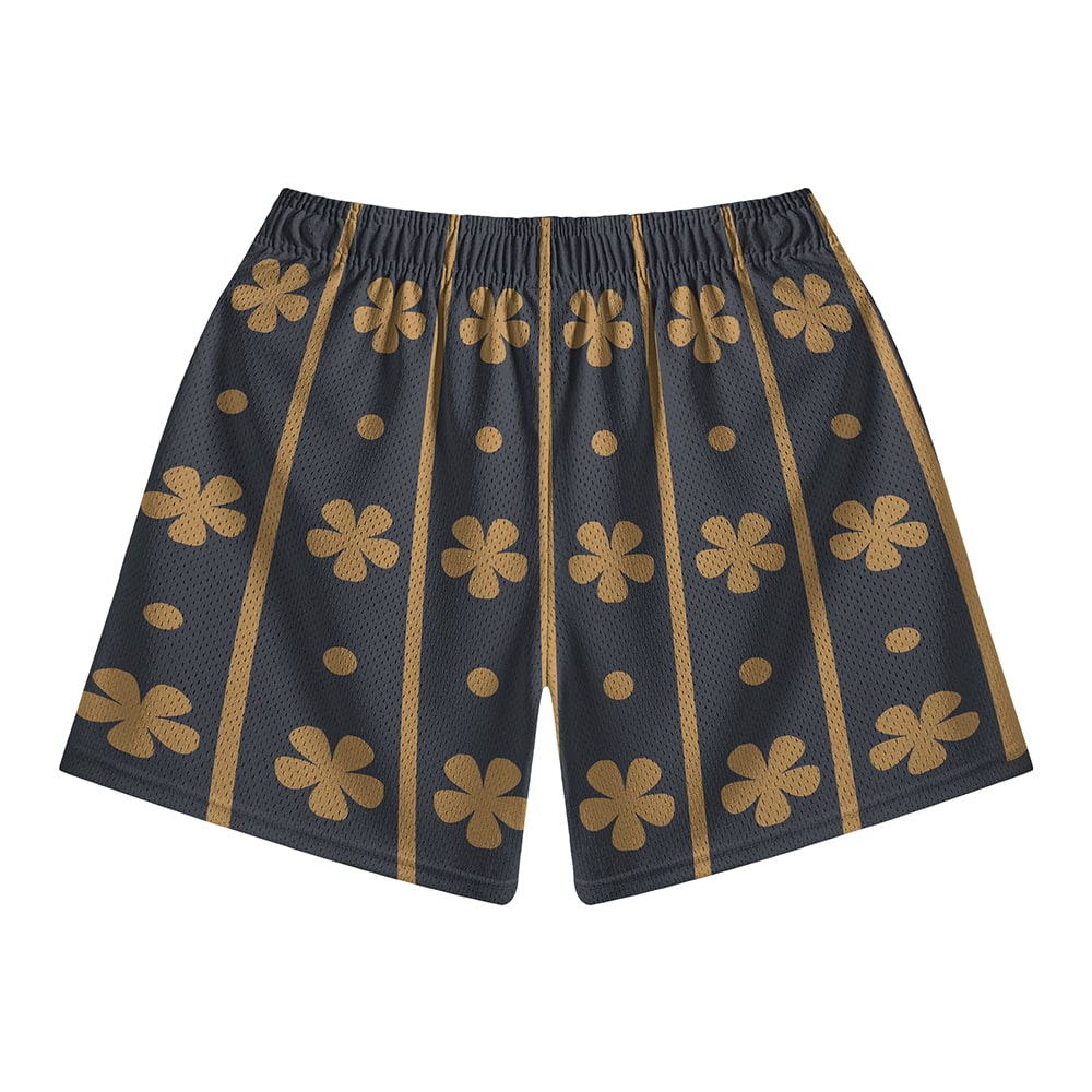 Law Wano Pattern OP Mesh shorts