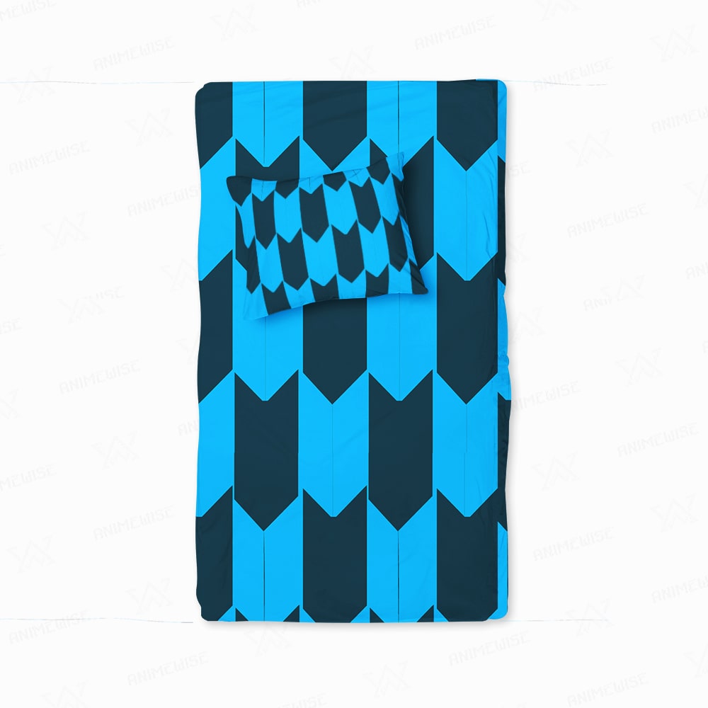 Trapezoid Tessellation Pattern Duvet Cover Set Bedding