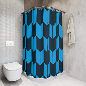 Trapezoid Tessellation  Pattern Shower Curtains
