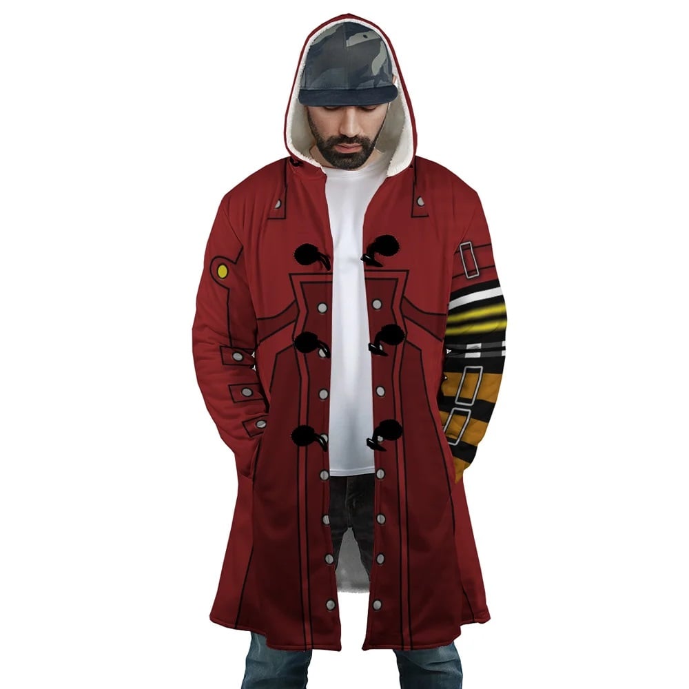 Vash Stempede Fleece Hooded Cloak Coat