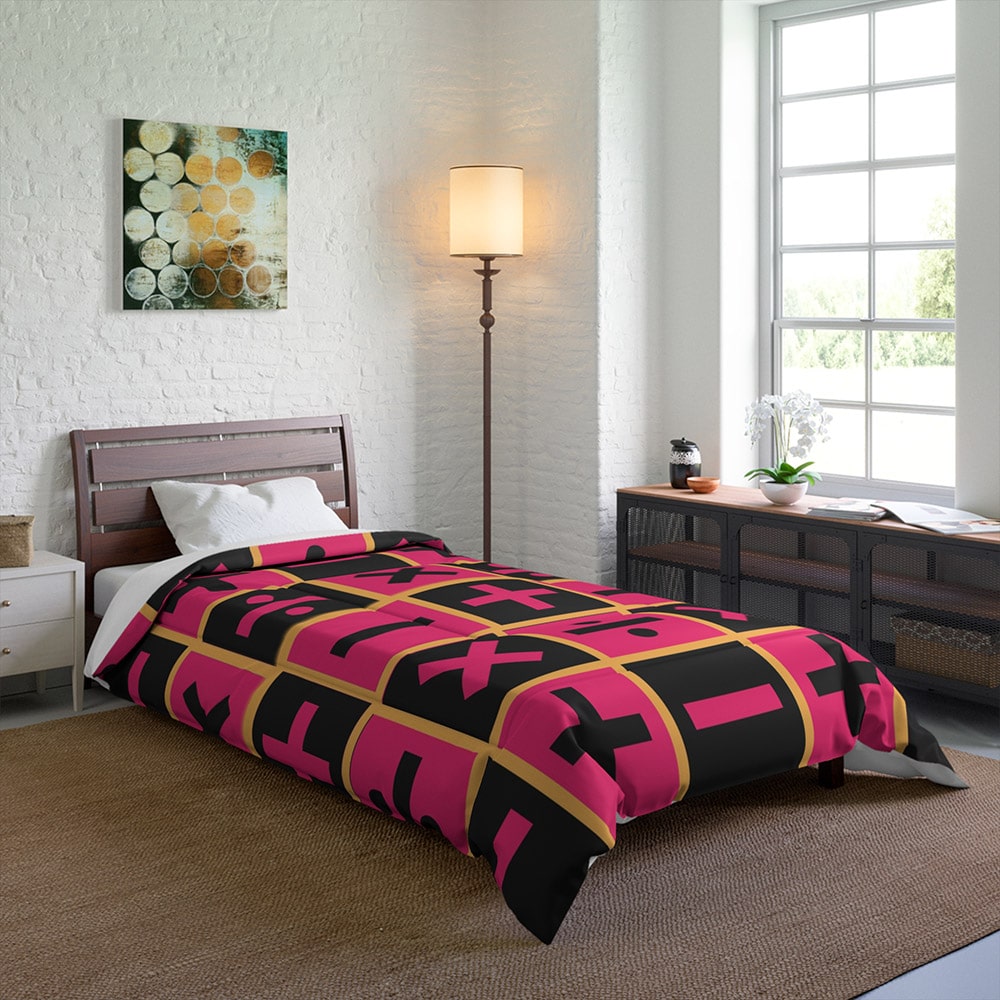 Trish Classic Funk Pattern Comforter Set Bedding