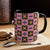 Trish Classic Pattern Color Blend Accent Coffee Mug