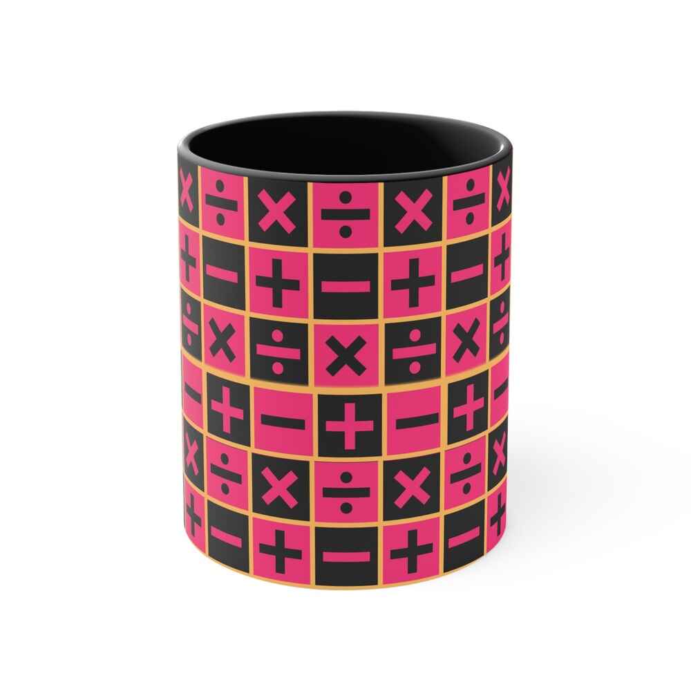 Trish JJBA Pattern Accent Coffee Mug