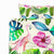 Tropical Exotic Birds Dream Space Blend Comforter Set Bedding