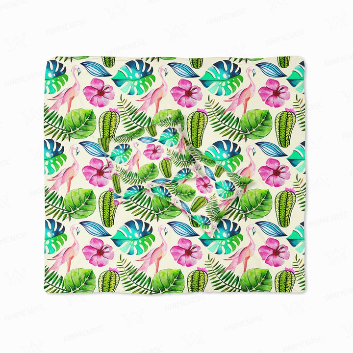Tropical Exotic Birds Dream Space Blend Duvet Cover Bedding