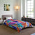 Tropical Leaves Color Blend Comforter Set Bedding