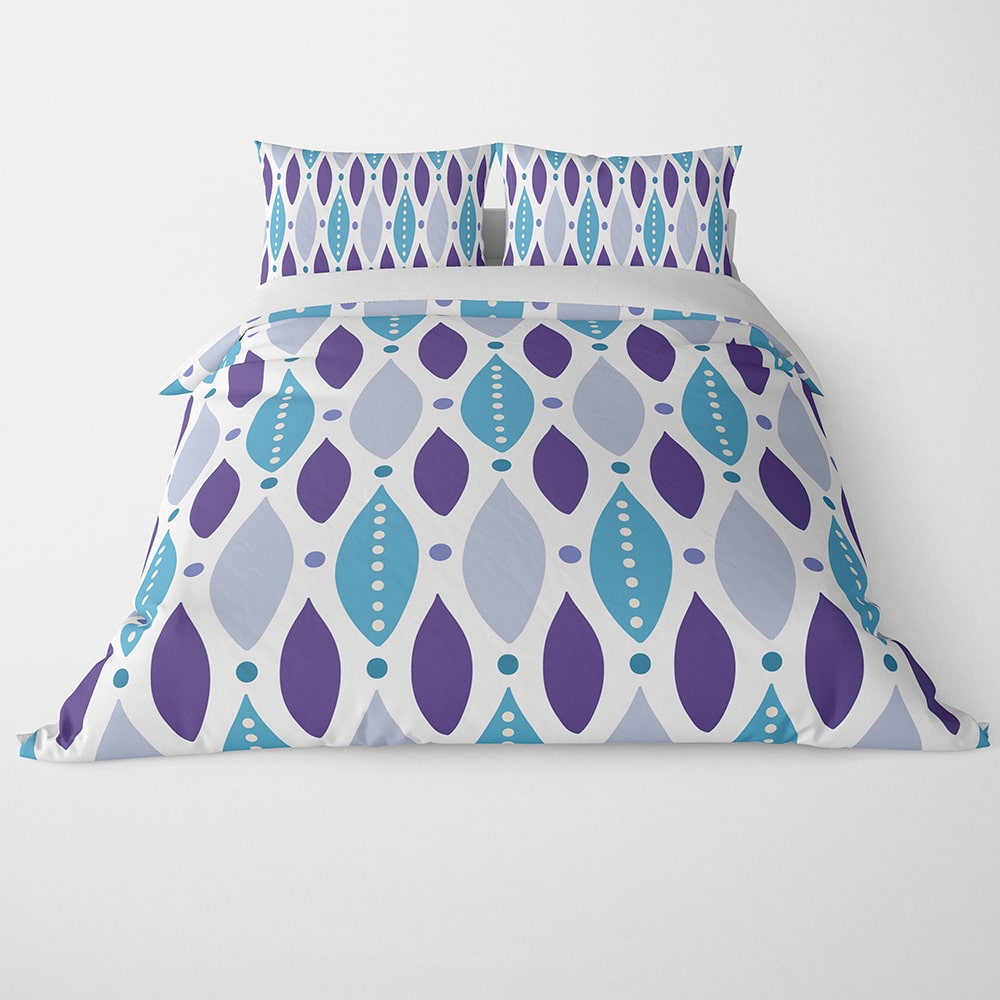 Droplet Pattern Soft Brushed Duvet Cover Bedding