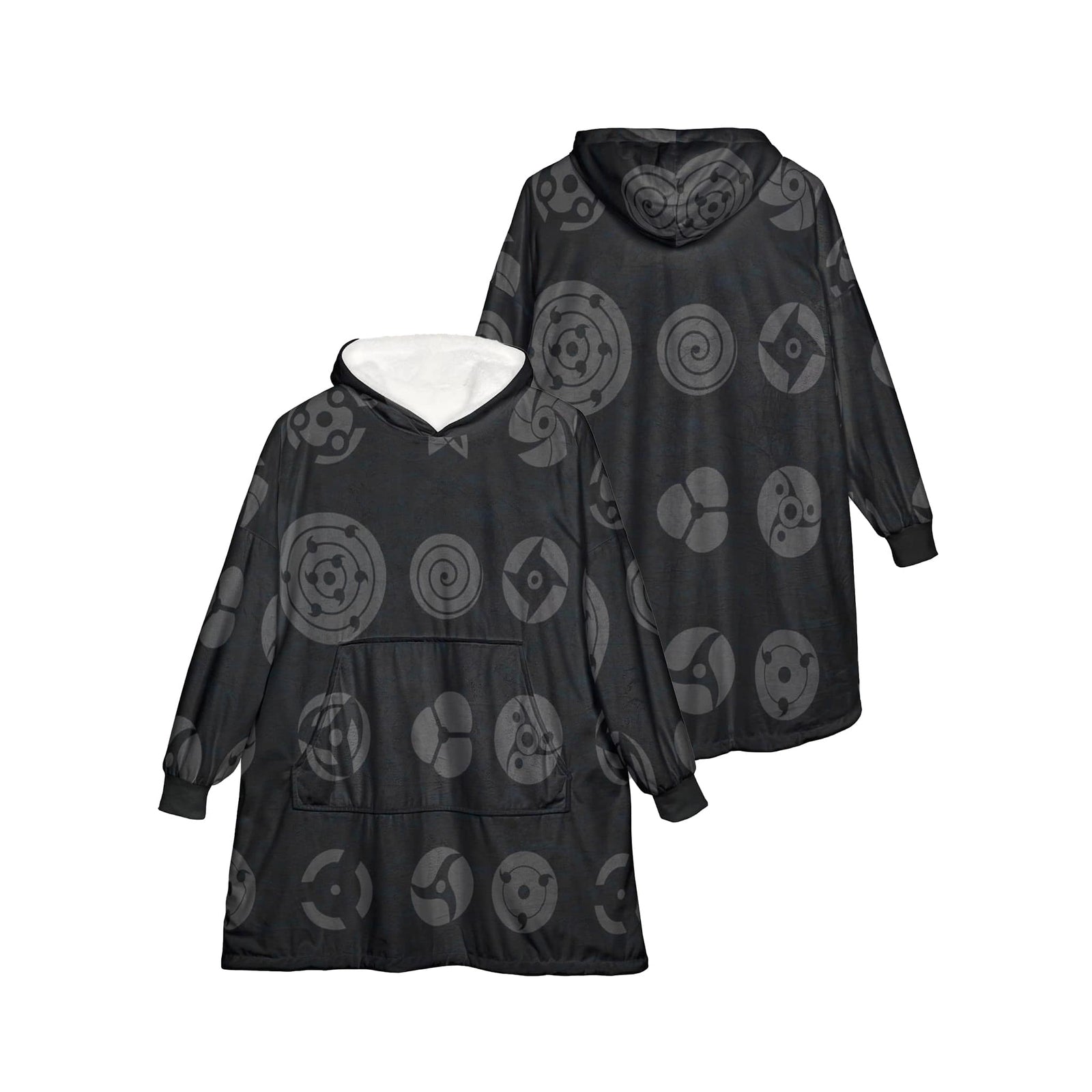 Eyes Pattern Blanket Hoodie