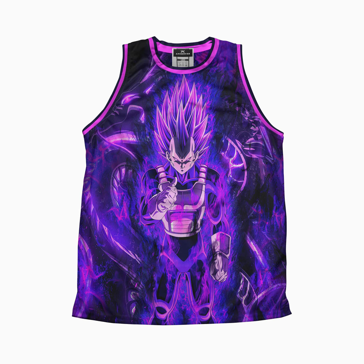 Ultra Ego Vegeta Dragon Ball Super Basketball Jersey Tank Top