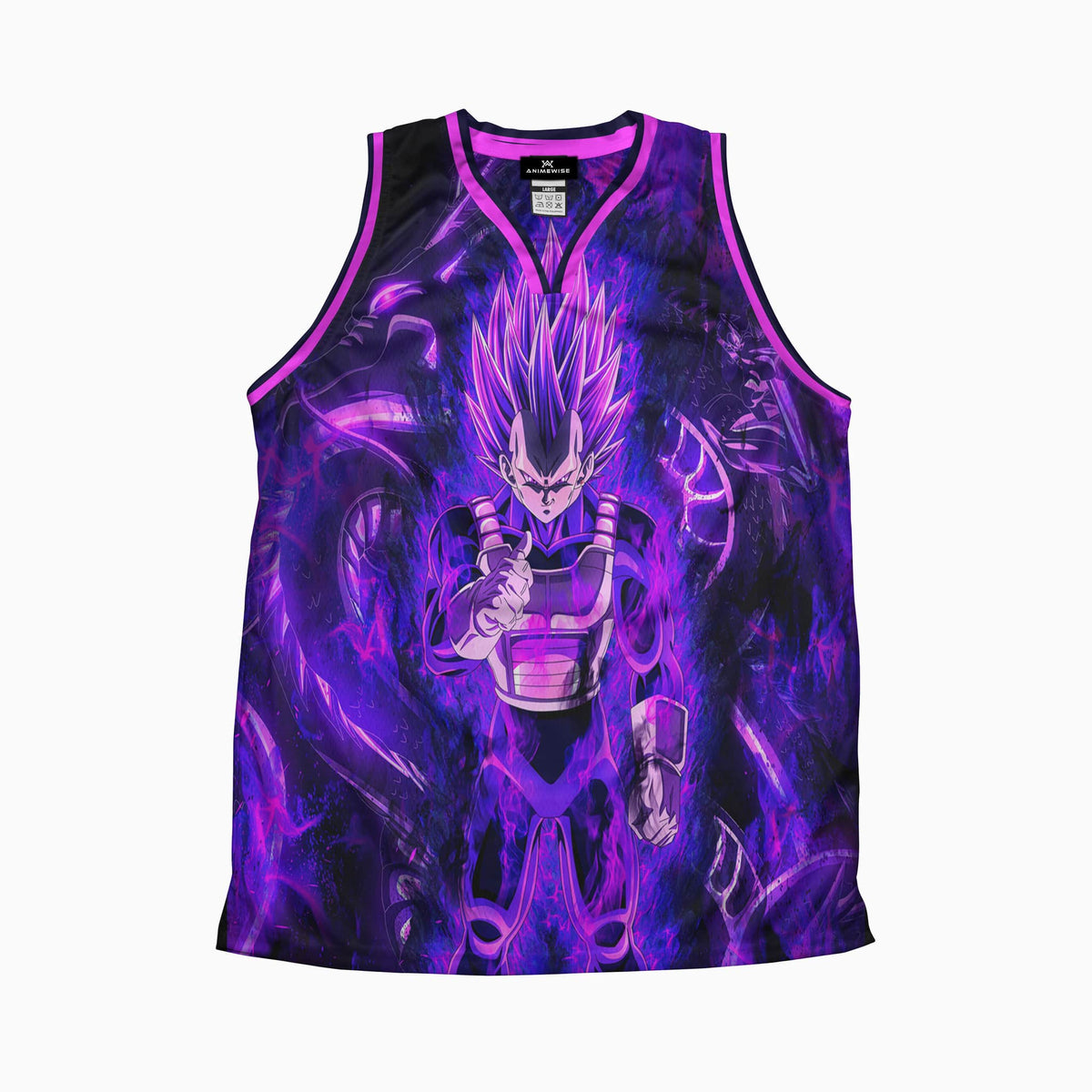 Ultra Ego Vegeta Dragon Ball Super Basketball Jersey Tank Top