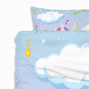 Unicorn At Sky Comforter Bedding