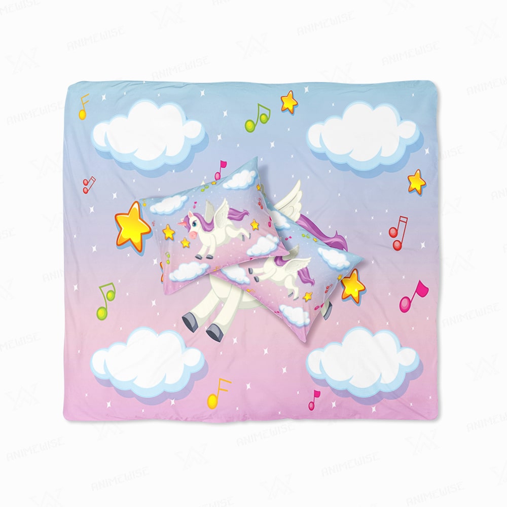 Unicorn At Sky Duvet Cover Bedding