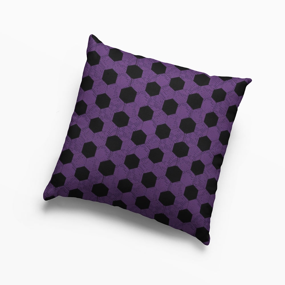 Upper Rank Demon One Pattern Throw Pillow