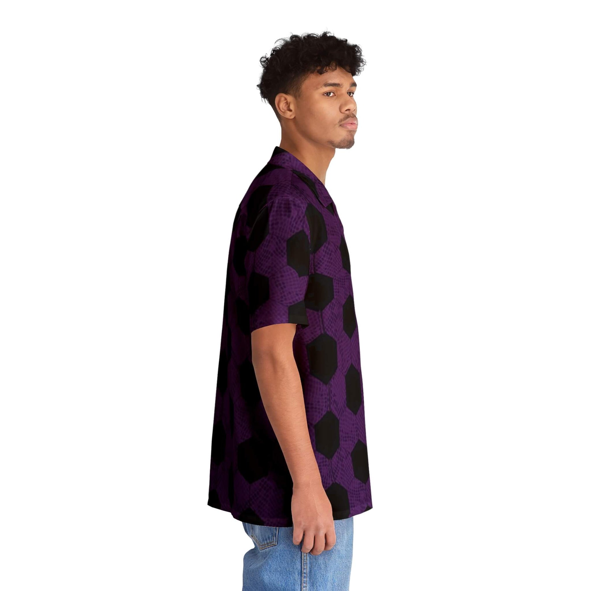 Upper Rank One Pattern Demon Slaying Hawaiian Shirt