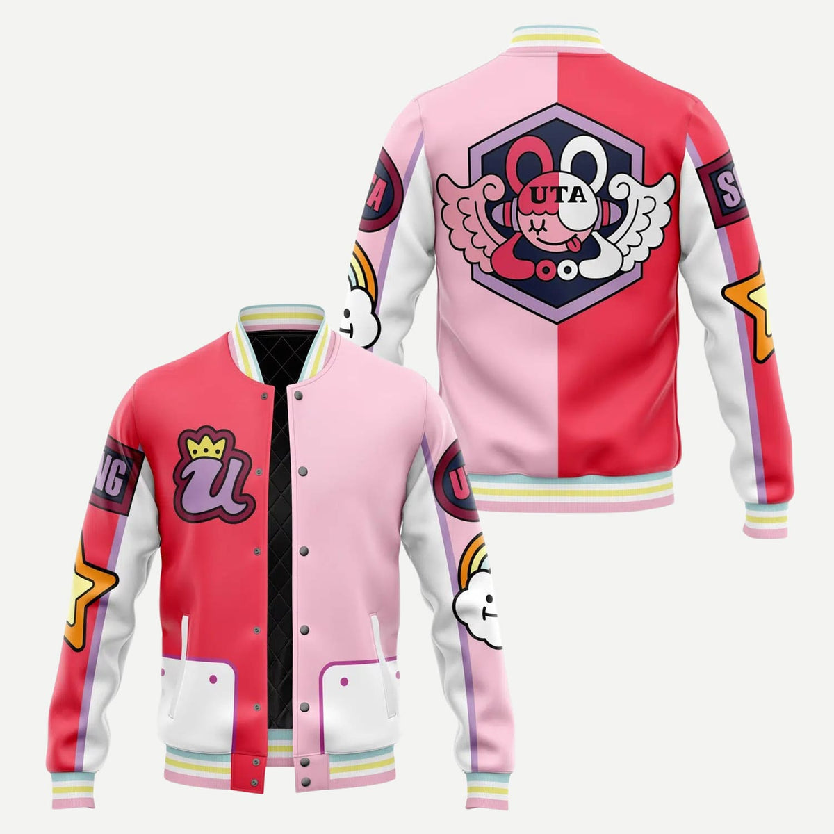 Uta OP Kawaii Varsity Jacket