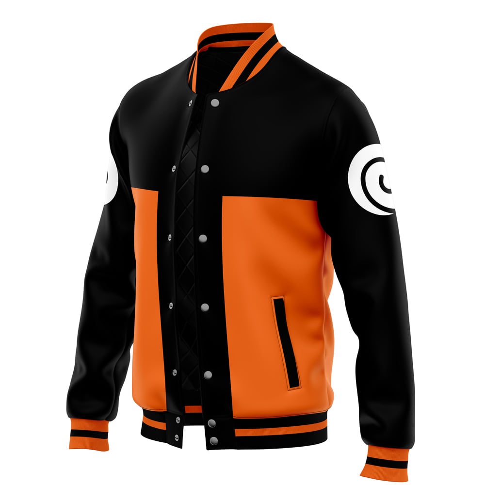 Uzumaki Clan Emblem Baseball Jacket