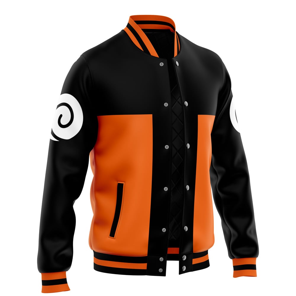 Uzumaki Clan Emblem Baseball Jacket