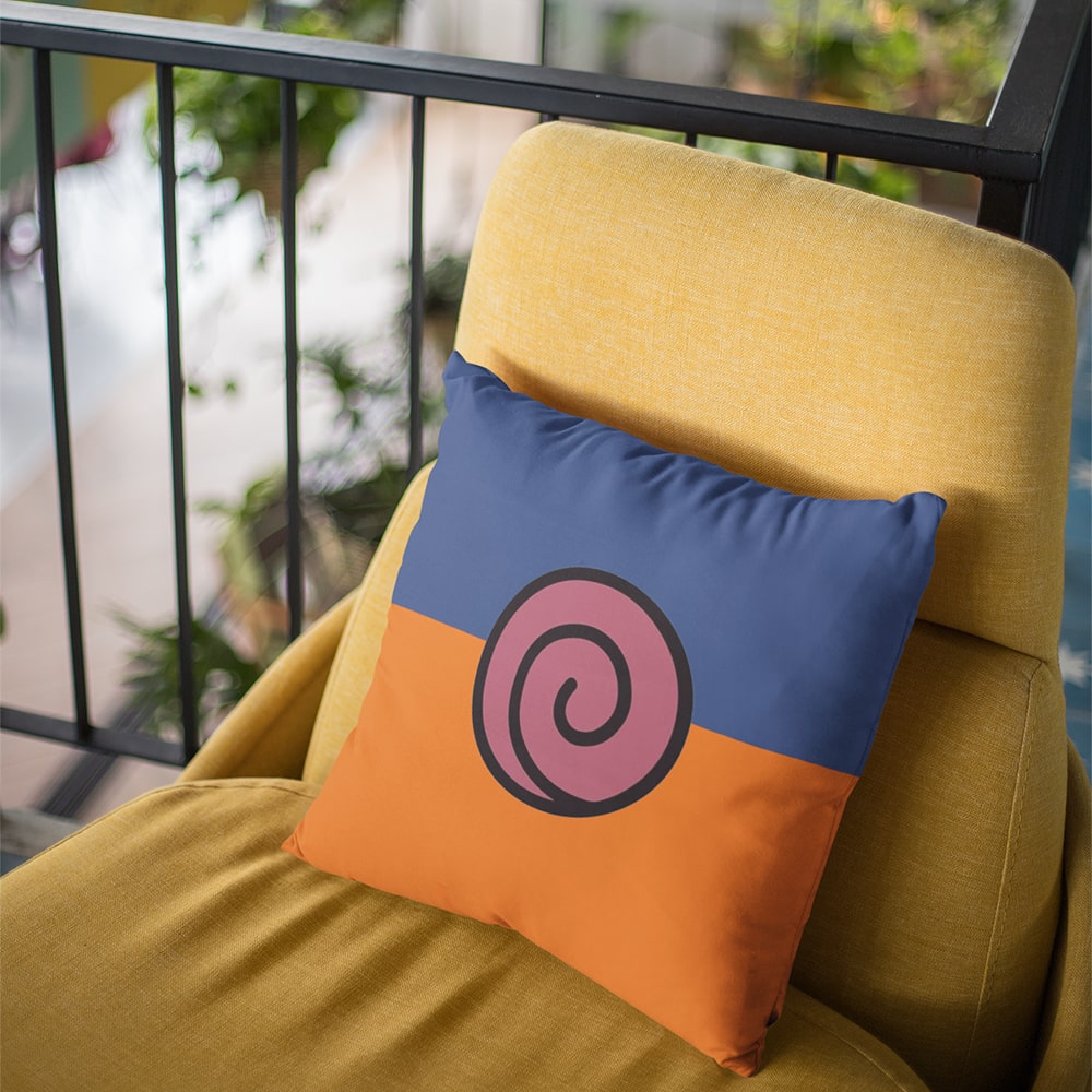 Ninja Clan Emblem Brushed Throw Pillow