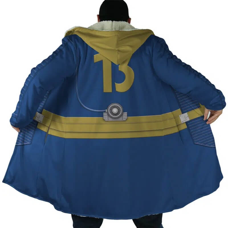 Vault Dweller Fallout Hooded Dream Cloak Coat