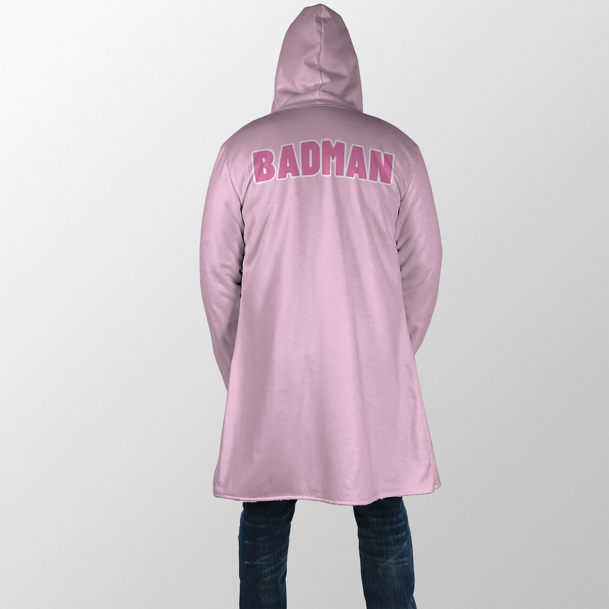 BadMan Pink Hooded Cloak