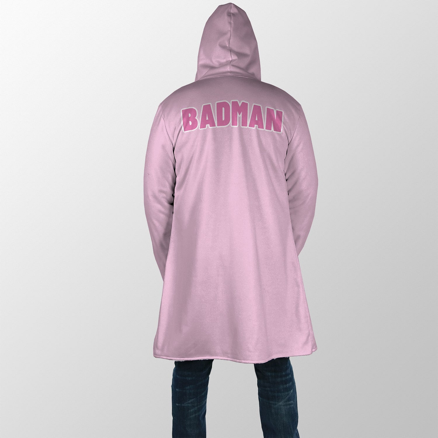 BadMan Pink Hooded Cloak
