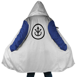 Vegeta Classic Dragon Ball Emblem Hooded Cloak Coat