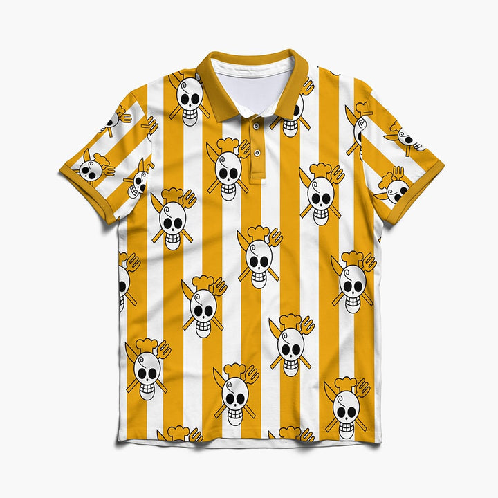 Vinsmoke Sanji Classic OP Pattern Polo Shirt