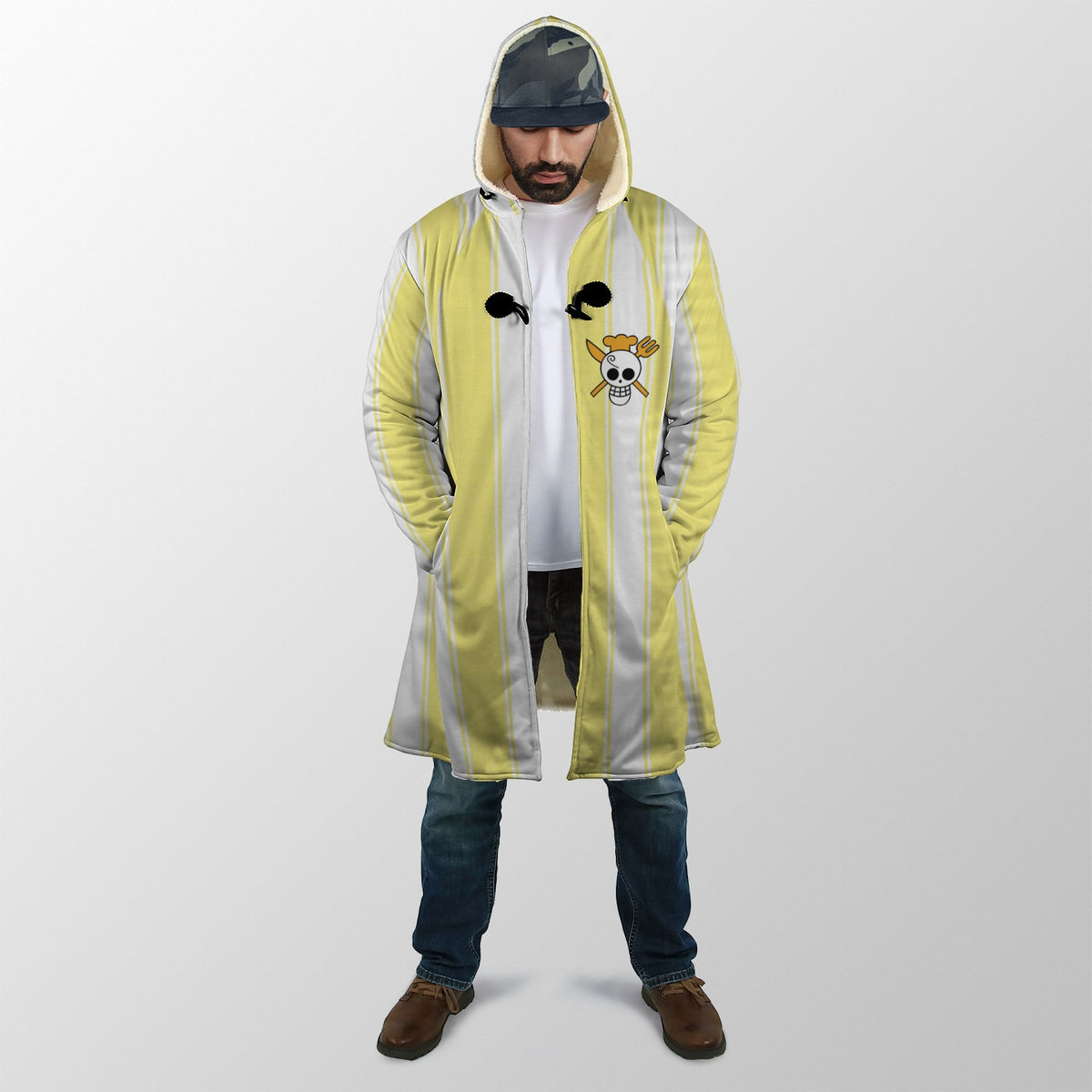 Vinsmoke Sanji OP Hooded Cloak Coat