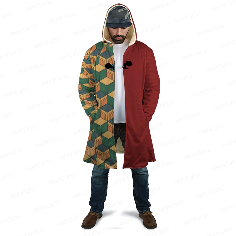 DS Water Pillar Classic Hooded Cloak Coat